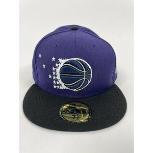 Orlando Magic 59Fifty New Era Hardwood Classic Fitted Hat Black Men's 7.5